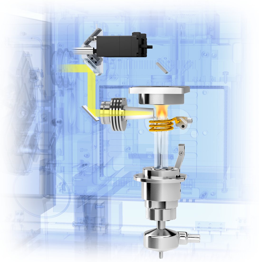 EXPEC 6500R, radialer Strahlengang