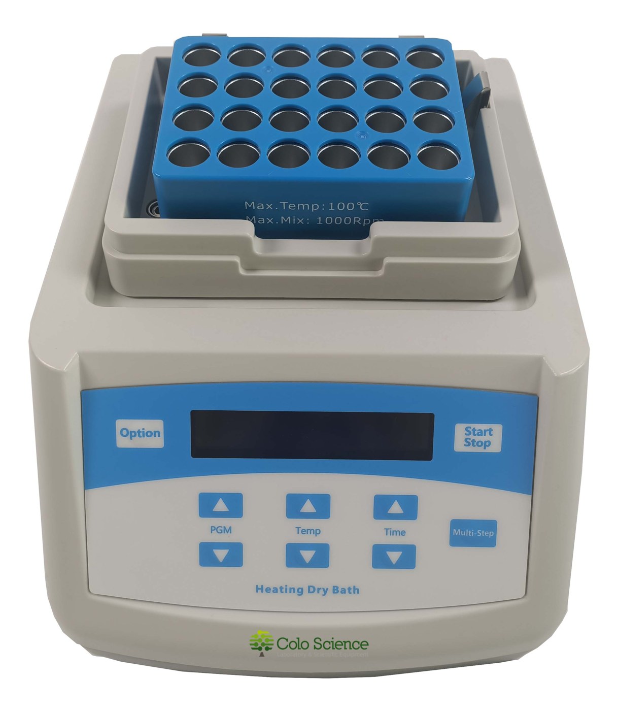 ALEMADR-SOC Trockenblock-Inkubator mit Kühlung, mit eingesetztem Block und LCD-Bedienfeld