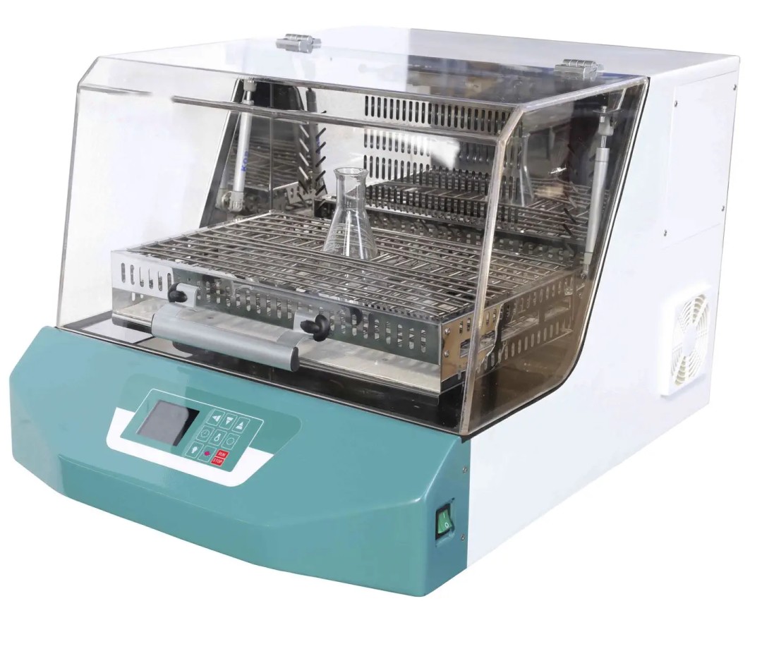 ORSHAHC orbital shaking incubator with spring wire tray and observation window