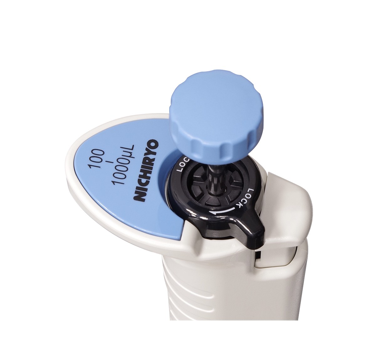 Push button with volume lock