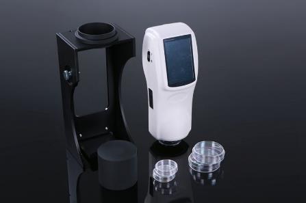 Universal test component with sample dishes and light-tight cap