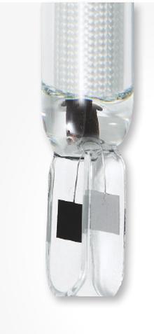 Platinum black conductivity cell
