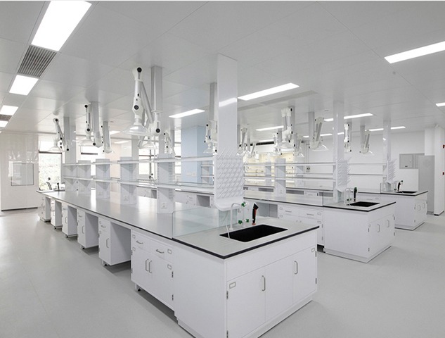 Central laboratory workbenches
