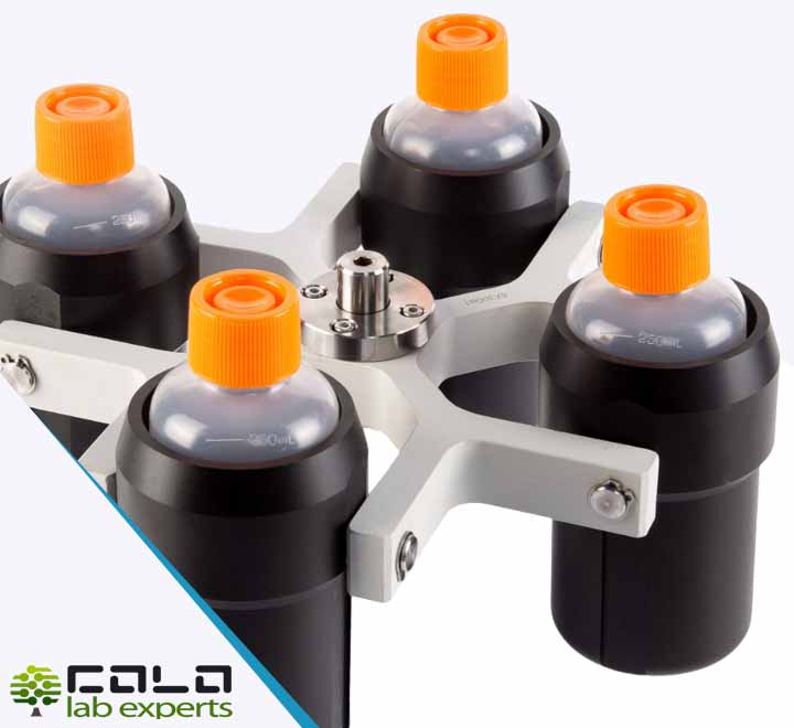 LACE56 PRO6954 swing-out rotor 4 x 300 ml rounded for 250 ml conical-bottom Corning bottle