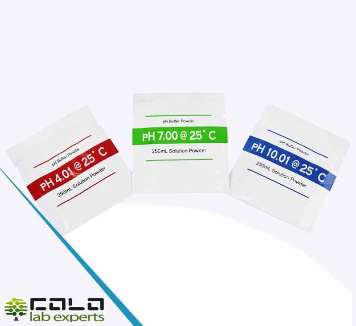 Standard pH buffer solutions pH 4.01/7.00/10.01, powder（3*5 sachets）