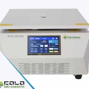 RITACUBA20N high-speed centrifuge with 5-inch HD touchscreen