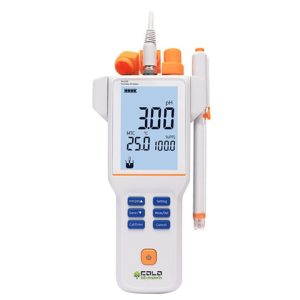 VIKING-PH210 portable pH / mV meter with 3-in-1 electrode, 3.5 inch LCD, IP65
