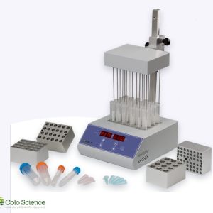 SACO100 nitrogen sample concentrator with blocks and tubes