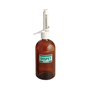 Nichiryo DISPET bottle-top dispenser with amber bottle