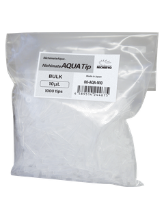 NichimateAqua tips 10 µL, bulk bag 1000 pcs