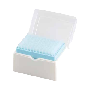 Nichiryo Premium pipette tips racked